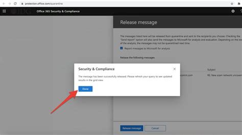 420 4.7.3 resubmitting quarantine message.|Find and release quarantined messages as a user .